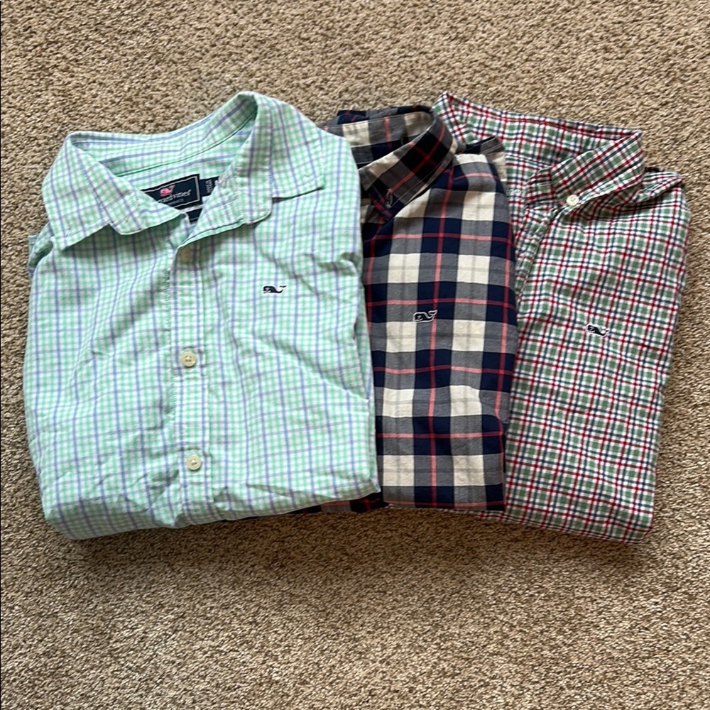 3 Boys Vineyard Vines button downs